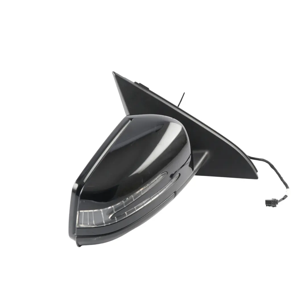 Wing Mirror Outside Power Fold Door Right O/S Night Black to Mercedes W176 with Part number A1768100200 Mercedes W176 Wing Mirror Outside Power Fold Door Right O/S Night Black - SKU RHD-A1768100200-BLK - Part number A1768100200