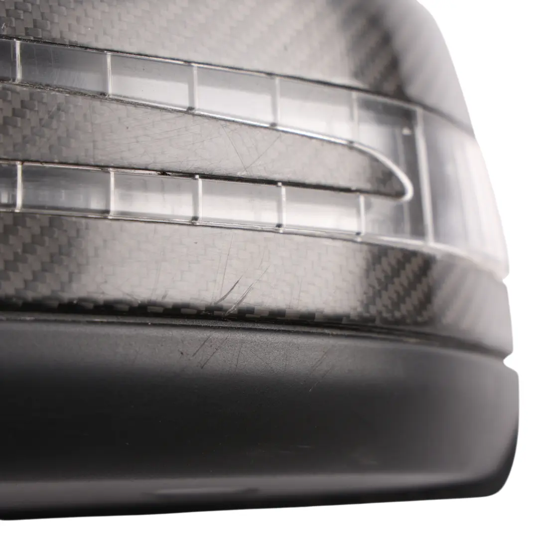 Mercedes W204 Coupe Door Wing Mirror Left N/S Carbon - SKU RHD-A2048103576-CARBON - Part number A2048103576