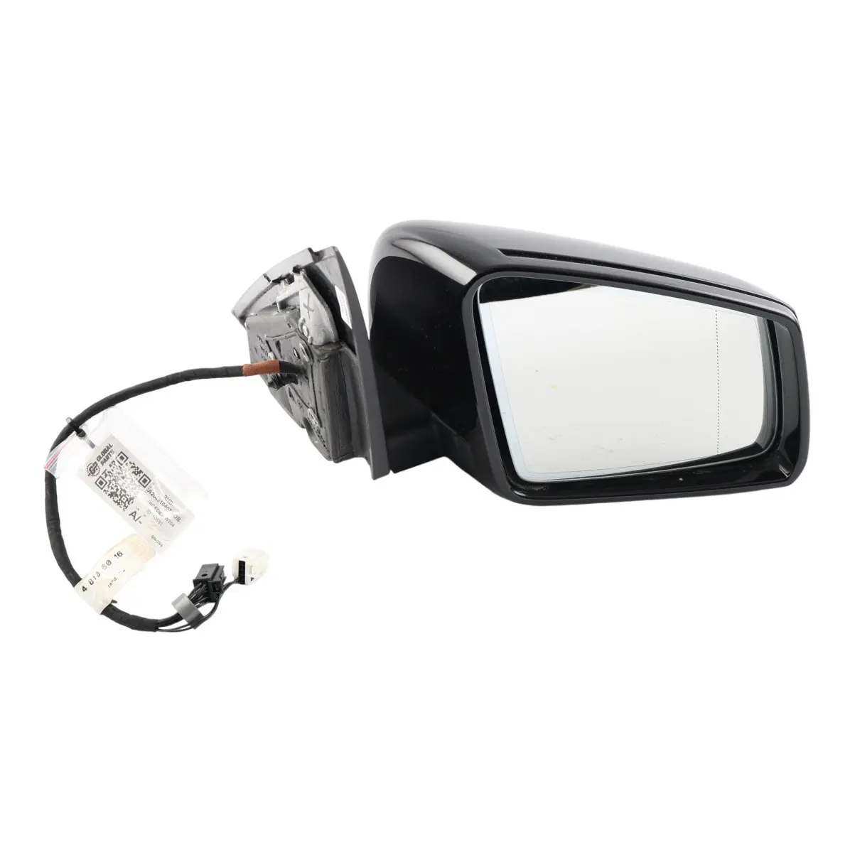 Mercedes W204 Wing Mirror Door Right O/S Power Fold Auto Dip Obsidian Black 197
