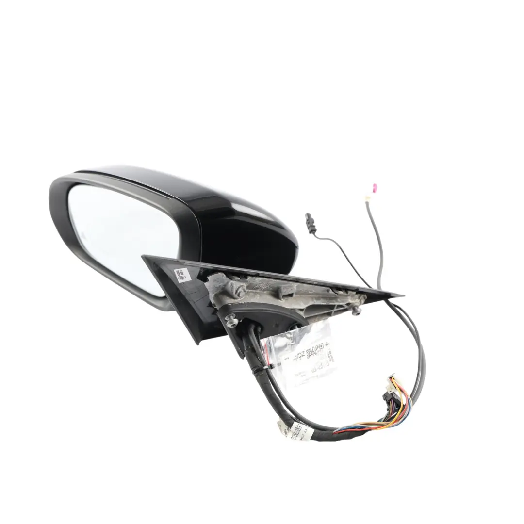 Mercedes W205 Wing Mirror Left N/S Blind Spot Assist 360 View Black - 040 - SKU RHD-A2058102702-BLA - Part number A2058102702