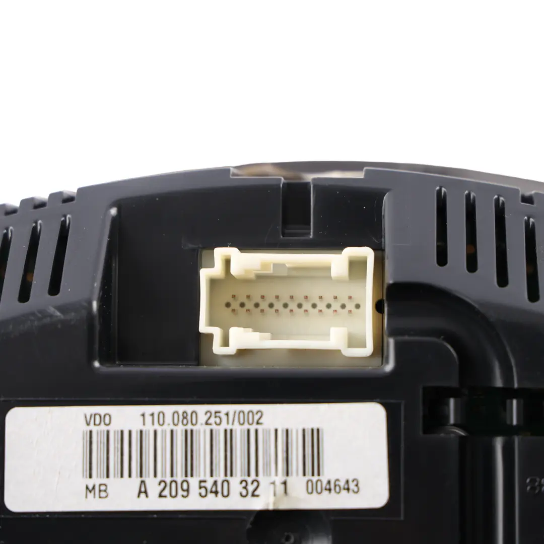 Instrument Cluster Speedometer Clocks Petrol to Mercedes W209 CLK with Part number A2095403211 Mercedes W209 CLK Instrument Cluster Speedometer Clocks Petrol - SKU RHD-A2095403211 - Part number A2095403211