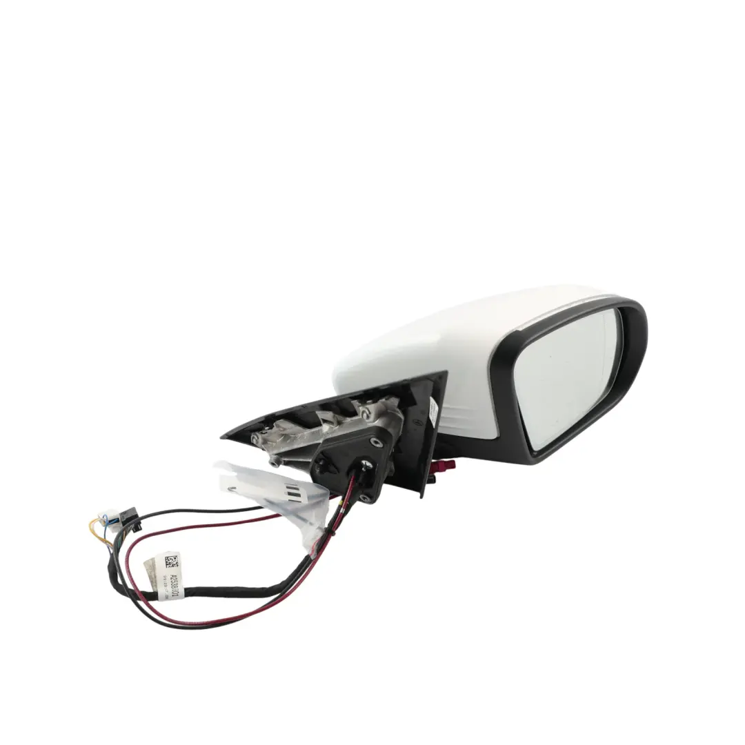 Mercedes W253 Door Wing Mirror Right O/S Outside Polar White - 149 - SKU RHD-A2538102402-POL - Part number A2538102402