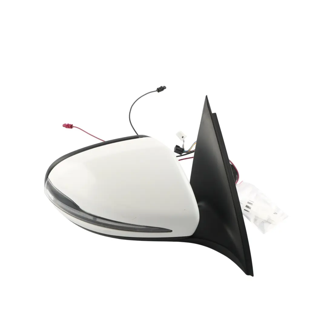 Mercedes W253 Door Wing Mirror Right O/S Outside Polar White - 149 - SKU RHD-A2538102402-POL - Part number A2538102402