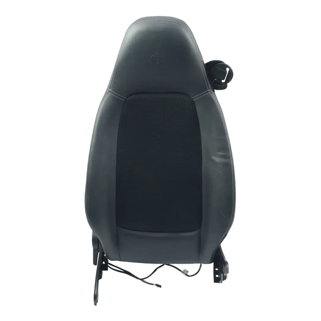 Smart Fortwo 451 Seat Backrest Cover Heated Brabus Left N/S Black Leather - SKU RHD-A4519149200 - Part number A4519149200