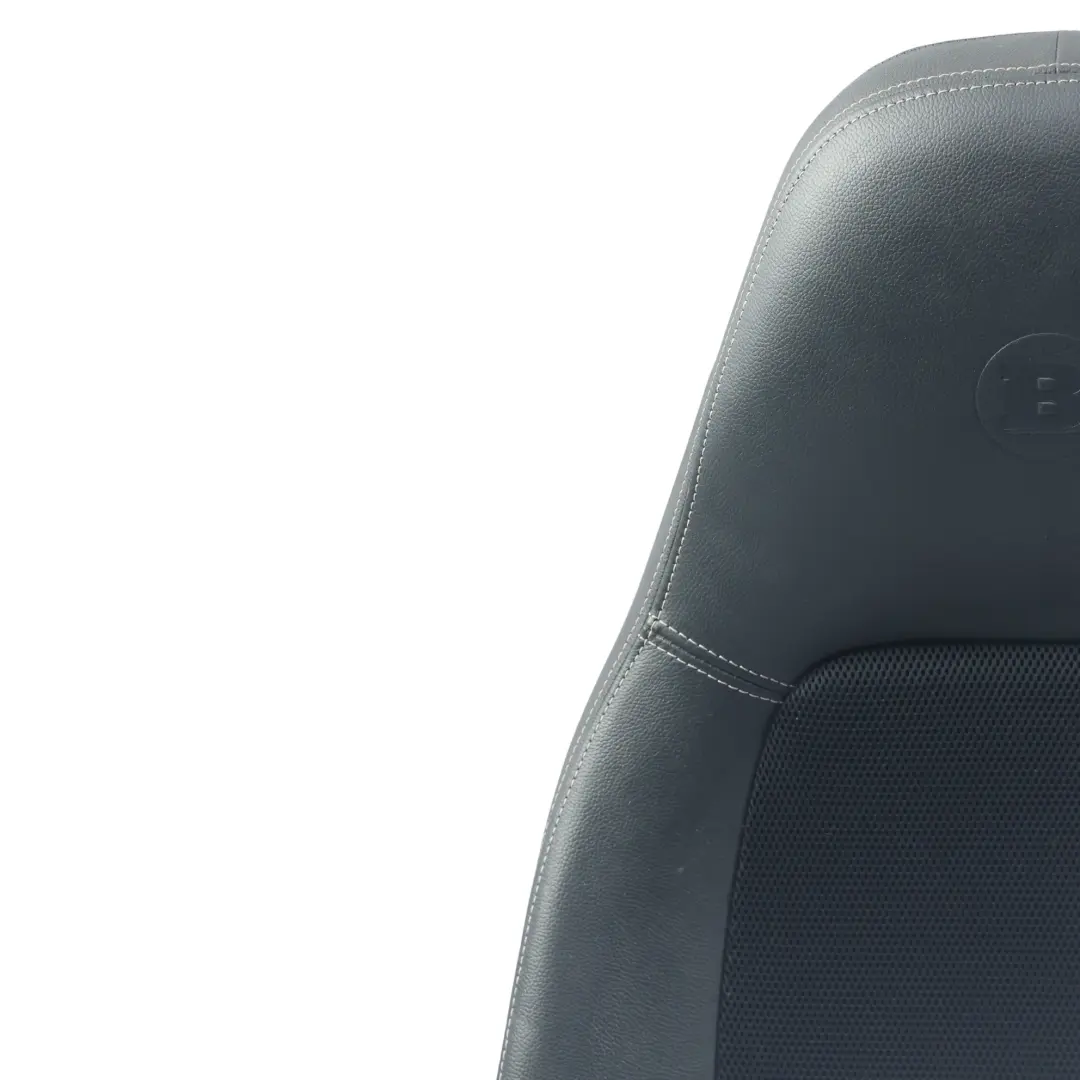 Smart Fortwo 451 Seat Backrest Cover Heated Brabus Left N/S Black Leather - SKU RHD-A4519149200 - Part number A4519149200