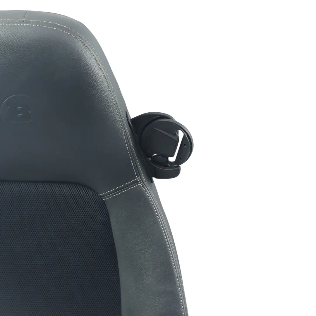 Backrest Cover Heated Brabus Left N/S Black Leather to Smart Fortwo 451 Seat with Part number A4519149200 Smart Fortwo 451 Seat Backrest Cover Heated Brabus Left N/S Black Leather - SKU RHD-A4519149200 - Part number A4519149200