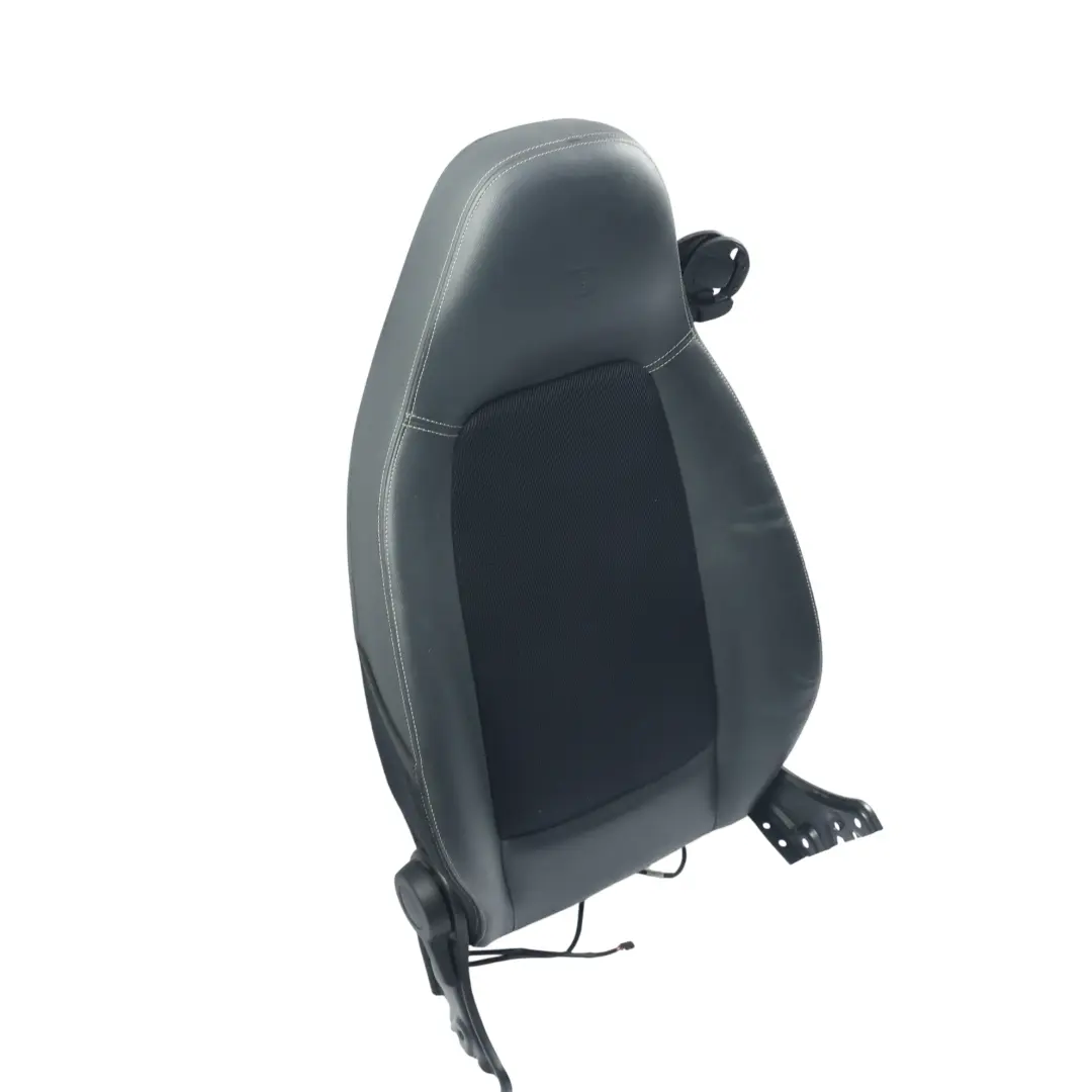 Smart Fortwo 451 Seat Backrest Cover Heated Brabus Left N/S Black Leather - SKU RHD-A4519149200 - Part number A4519149200