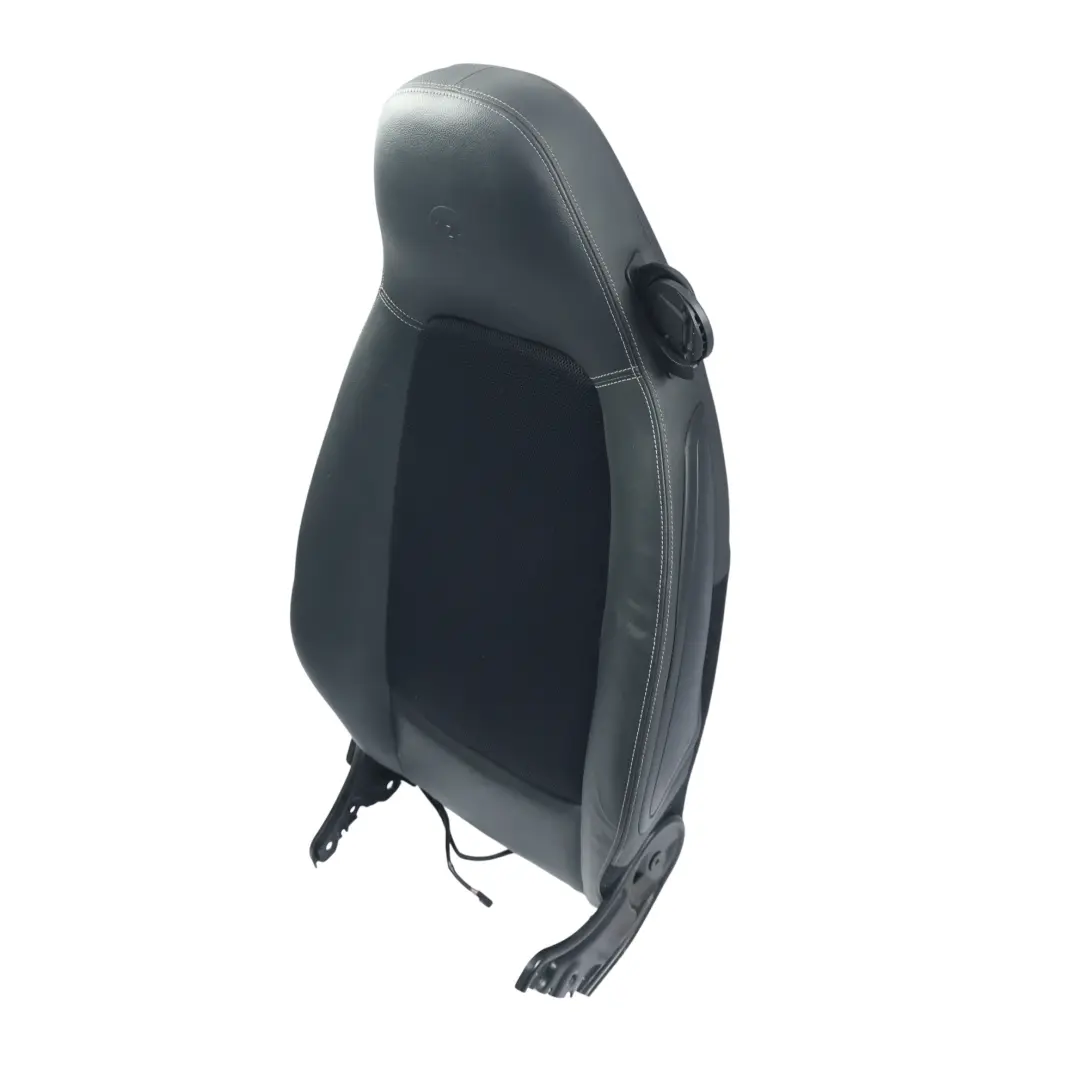 Backrest Cover Heated Brabus Left N/S Black Leather to Smart Fortwo 451 Seat with Part number A4519149200 Smart Fortwo 451 Seat Backrest Cover Heated Brabus Left N/S Black Leather - SKU RHD-A4519149200 - Part number A4519149200