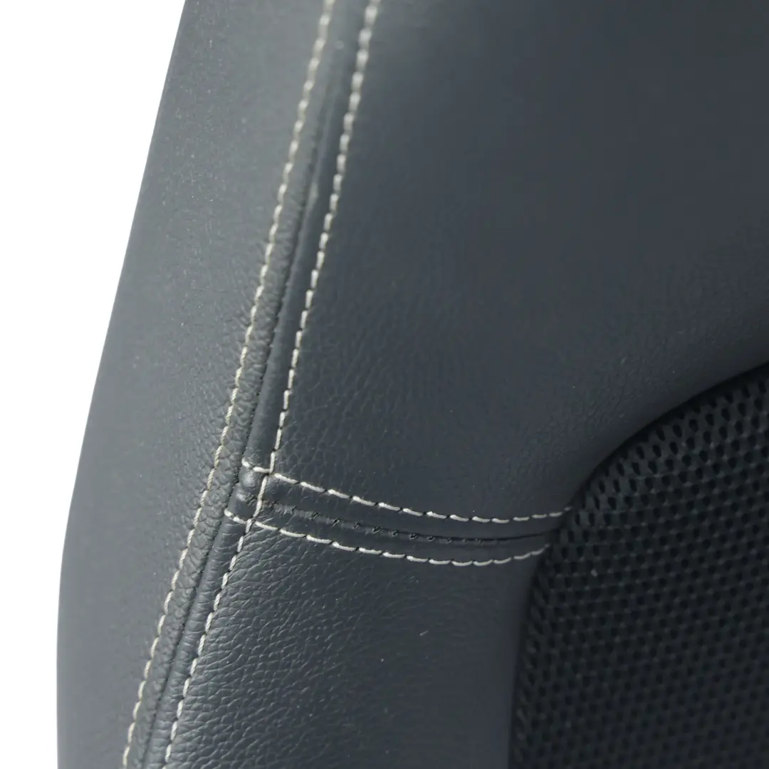 Smart Fortwo 451 Seat Backrest Cover Heated Brabus Left N/S Black Leather - SKU RHD-A4519149200 - Part number A4519149200