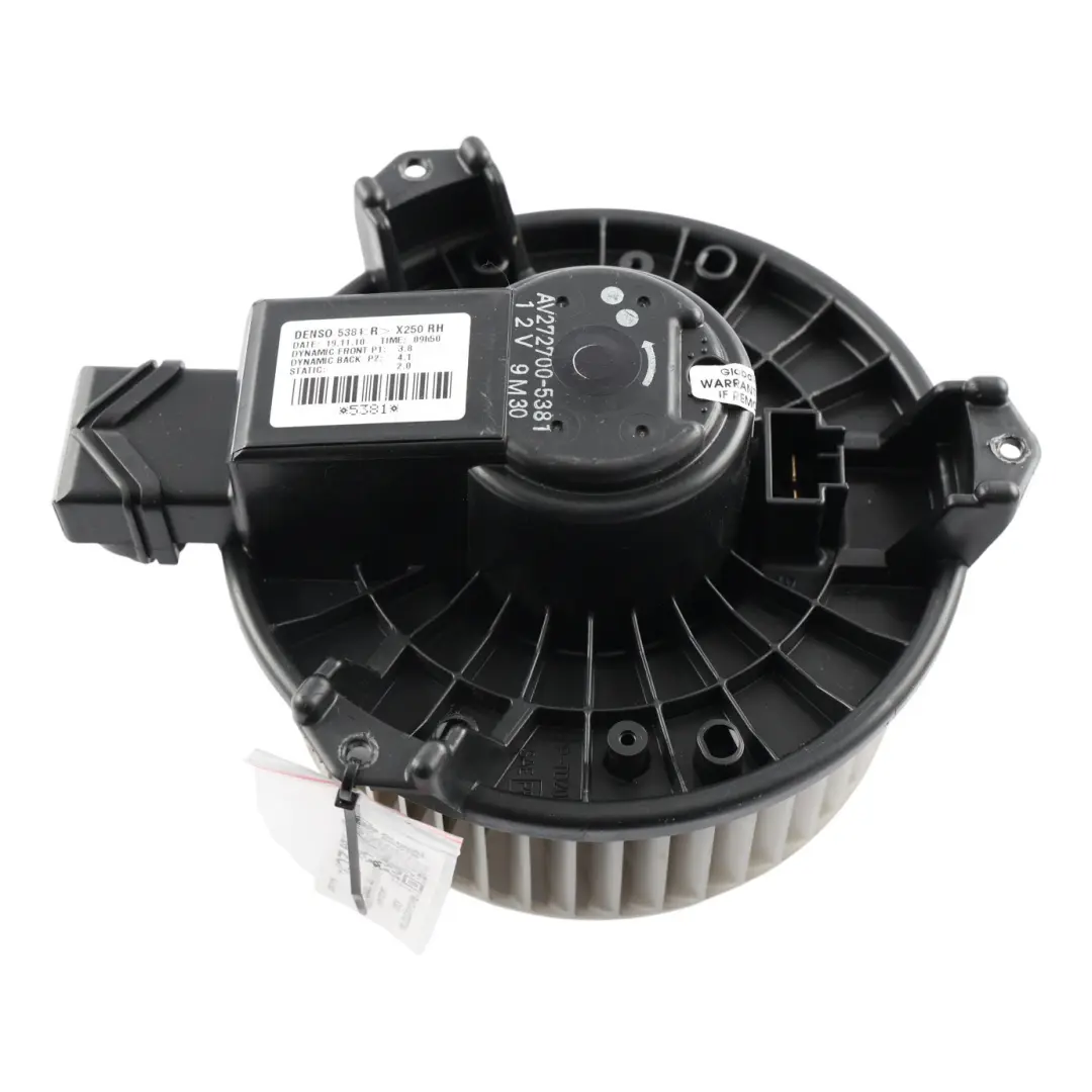 Jaguar XF X250 Heater Blower Fan Motor Unit - SKU RHD-AV272700-5381 - Part number AV272700-5381