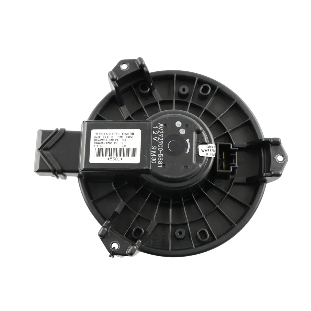 Heater Blower Fan Motor Unit to Jaguar XF X250 with Part number AV272700-5381 Jaguar XF X250 Heater Blower Fan Motor Unit - SKU RHD-AV272700-5381 - Part number AV272700-5381