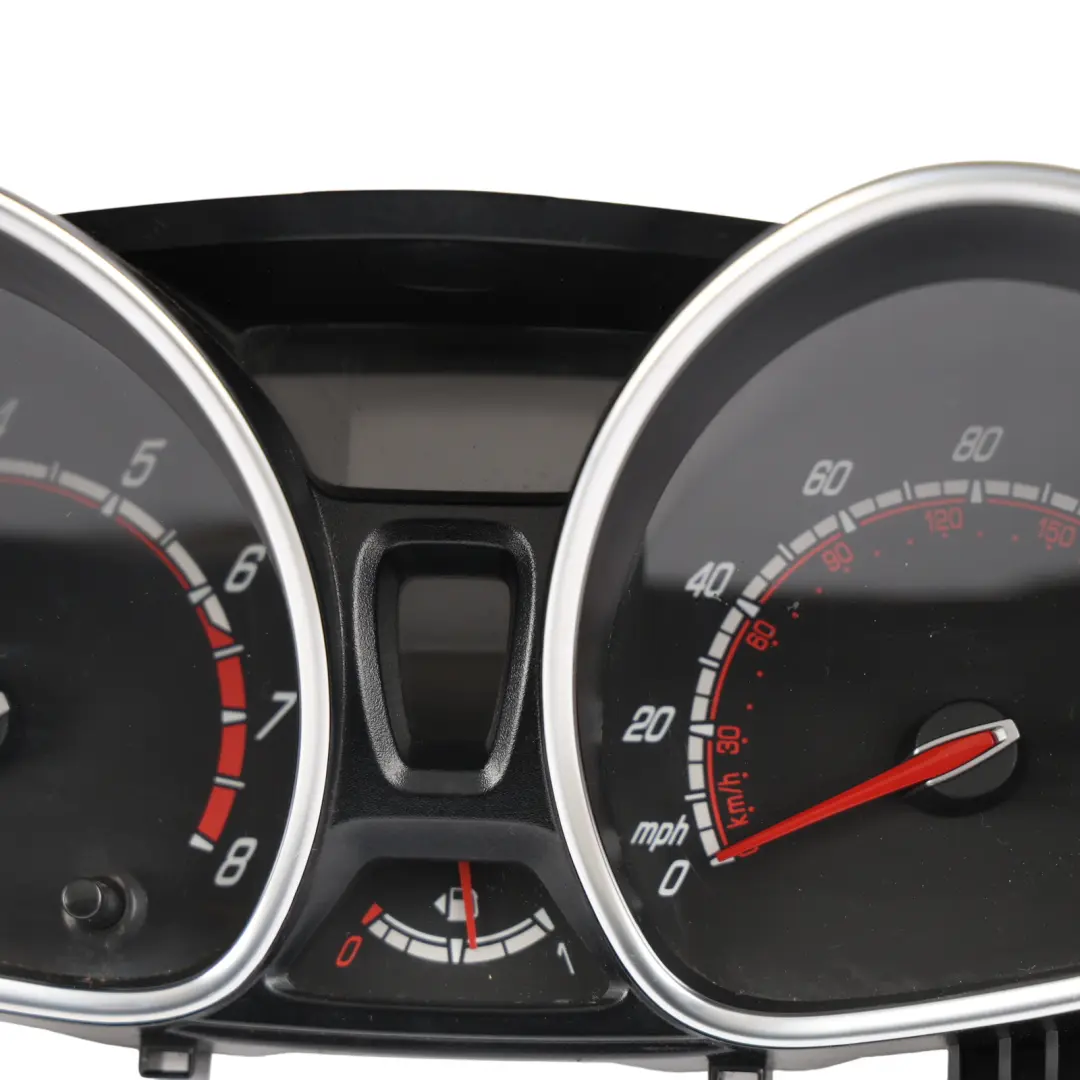 Speedo Clocks Instrument Cluster Petrol Manual to Ford Fiesta Mk7 with Part number C1BT-10849-PAN Ford Fiesta Mk7 Speedo Clocks Instrument Cluster Petrol Manual - SKU RHD-C1BT-10849-PAN - Part number C1BT-10849-PAN