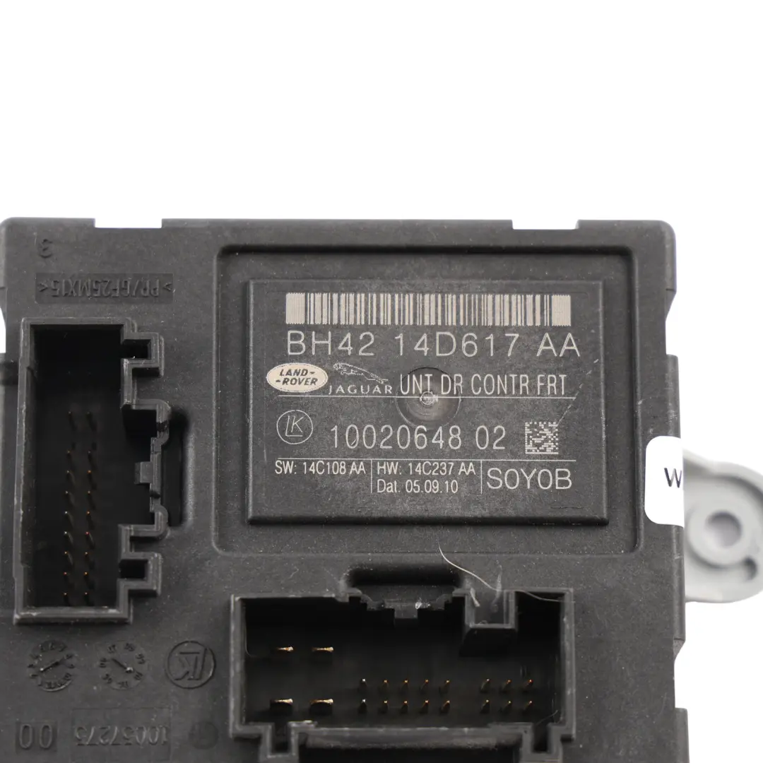 Jaguar Xf X250 Front Door Control Module Unit Passenger Side BH42-14D617-AA - SKU RHD-C2D16742 - Part number C2D16742