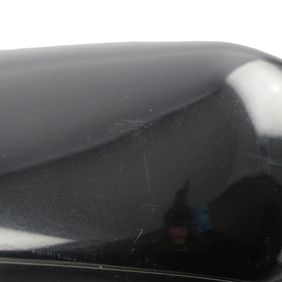 Jaguar XK X100 Door Wing Mirror Memory Left N/S Midnight Black 1959 - SKU RHD-C2N2932-MIDB - Part number C2N2932