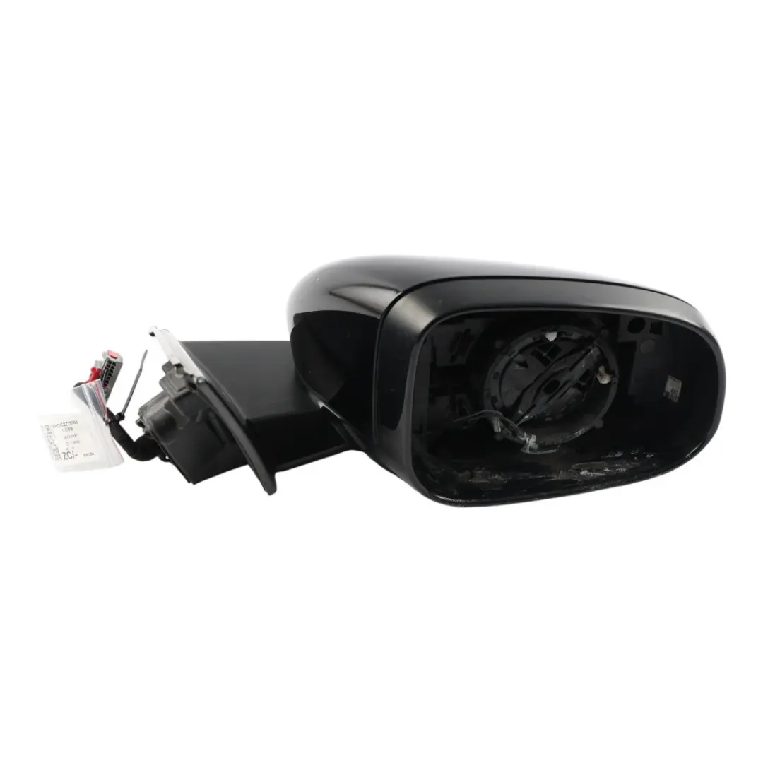 Jaguar XF X250 Wing Mirror Heated Electric Right O/S Ebony Black - 1807 - SKU RHD-C2Z19365-EBB - Part number C2Z19365