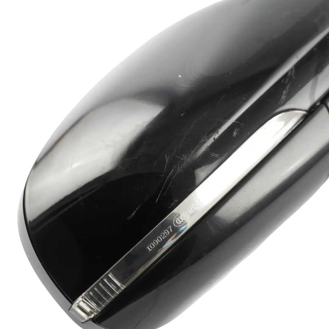 Jaguar XF X250 Wing Mirror Heated Electric Right O/S Ebony Black - 1807 - SKU RHD-C2Z19365-EBB - Part number C2Z19365