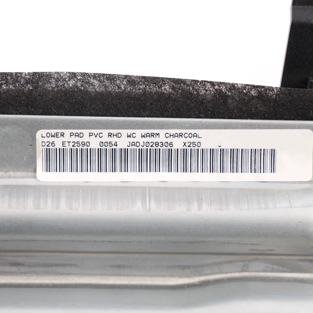Jaguar XF X250 Lower Dashboard Knee Bolster Trim Driver Side Charcoal JADJ028306 - SKU RHD-C2Z3512LEG - Part number C2Z3512LEG
