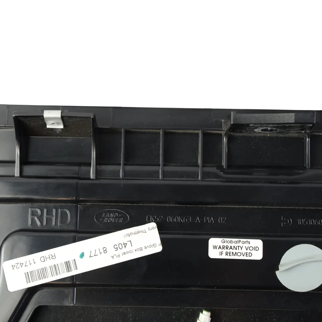 Dashboard Glove Box Lower Storage Tray Beige to Range Rover L405 with Part number CK52-060K63-A Range Rover L405 Dashboard Glove Box Lower Storage Tray Beige - SKU RHD-CK52-060K63-A - Part number CK52-060K63-A