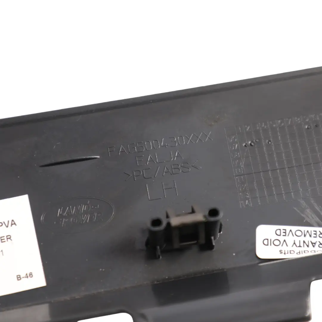 Range Rover L322 Dashboard Dash Trim Cover Panel Strip Left N/S FAG500430 - SKU RHD-FAG500430PVA - Part number FAG500430PVA