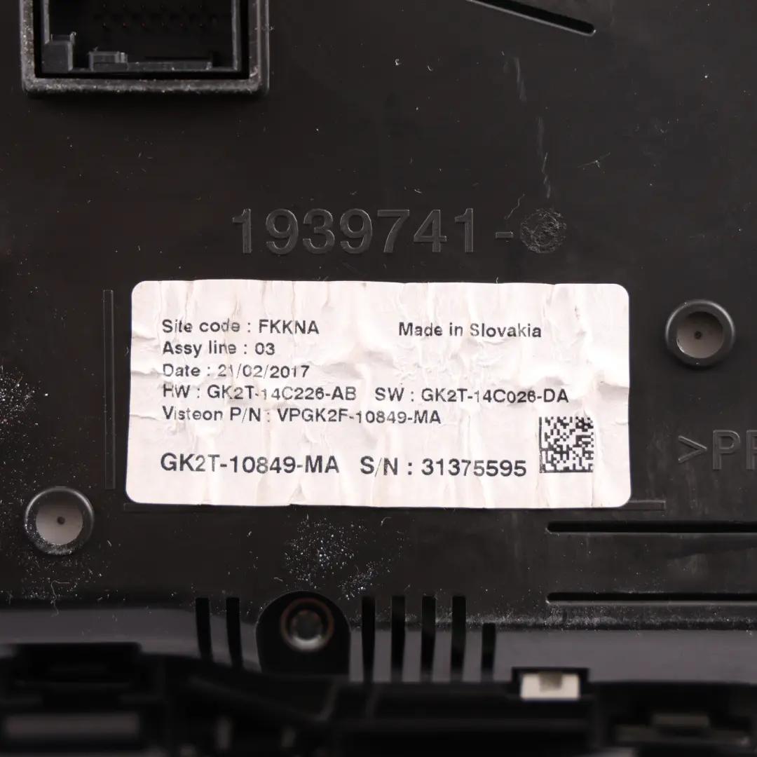 Ford Transit Custom Mk1 Speedometer Clock Cluster Diesel Manual - SKU RHD-GK2T-14C226-AB-1 - Part number GK2T-14C226-AB