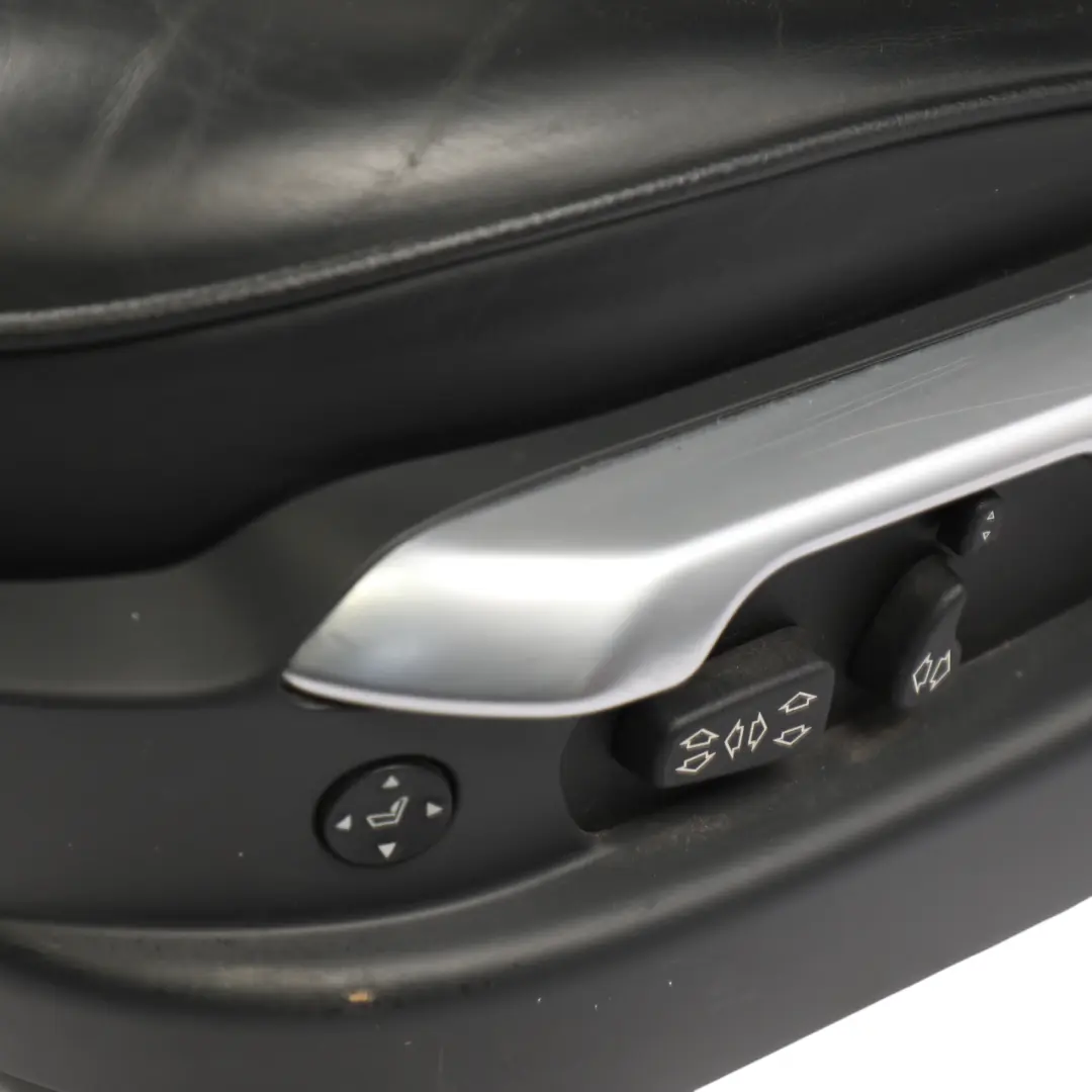 Front Seat Electric Heated Left N/S Black Leather Jet to Range Rover L322 with Part number HBA501370PVA Range Rover L322 Front Seat Electric Heated Left N/S Black Leather Jet - SKU RHD-HBA501370PVA-1 - Part number HBA501370PVA