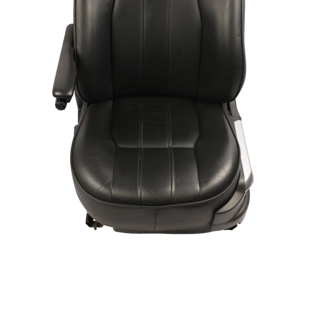 Range Rover L322 Front Seat Electric Heated Left N/S Black Leather Jet - SKU RHD-HBA501370PVA-1 - Part number HBA501370PVA