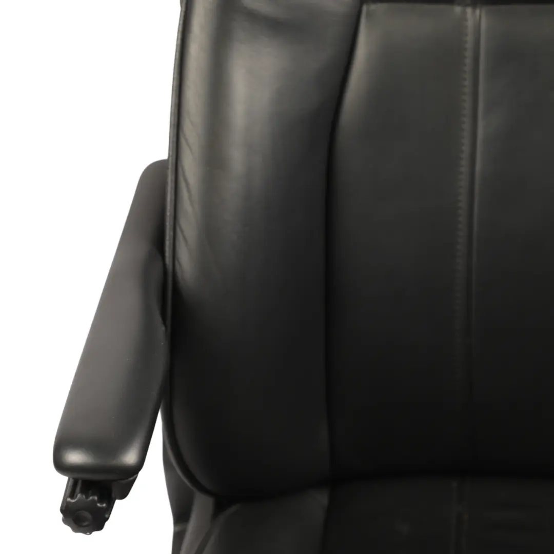 Range Rover L322 Front Seat Electric Heated Left N/S Black Leather Jet - SKU RHD-HBA501370PVA-1 - Part number HBA501370PVA