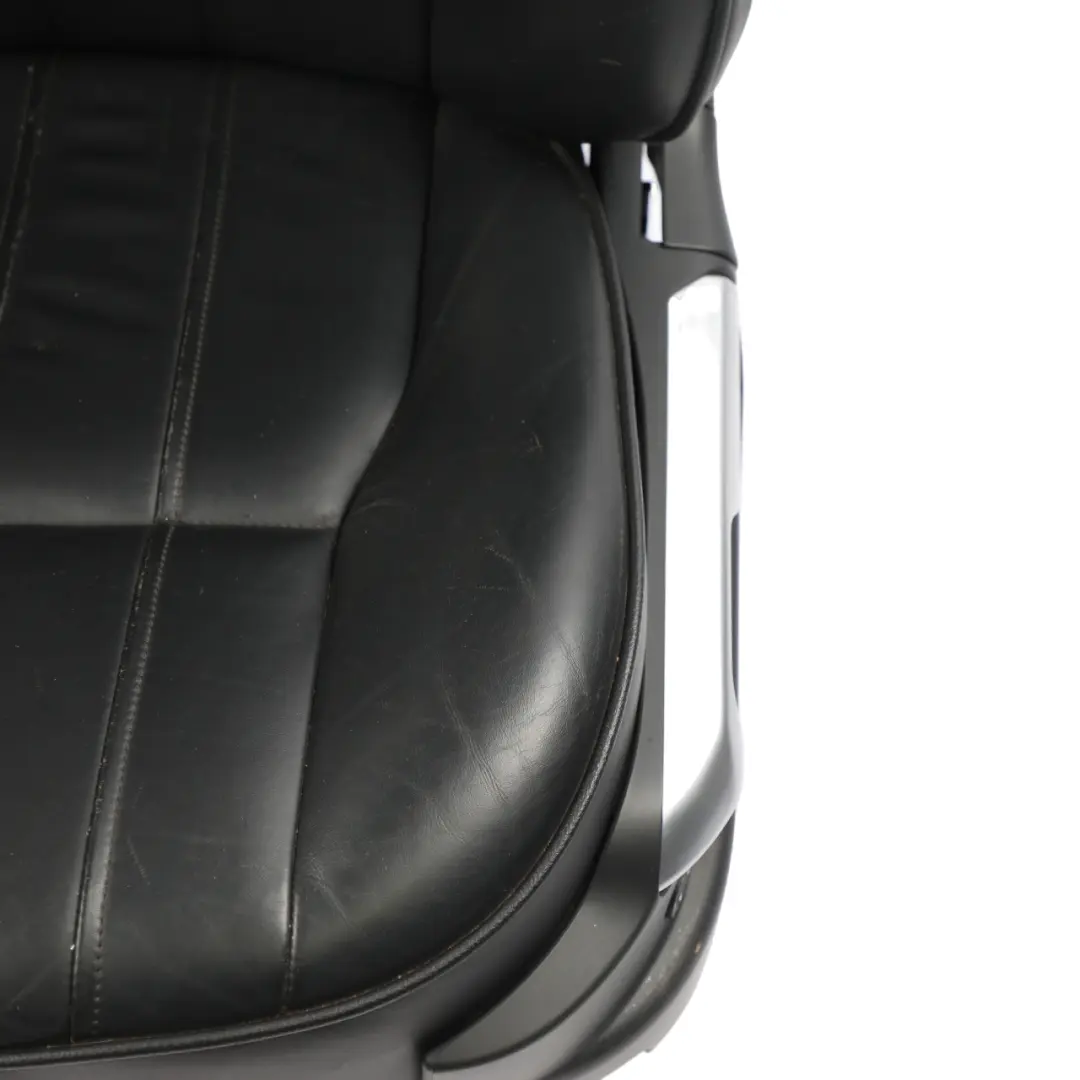 Range Rover L322 Front Seat Electric Heated Left N/S Black Leather Jet - SKU RHD-HBA501370PVA-1 - Part number HBA501370PVA