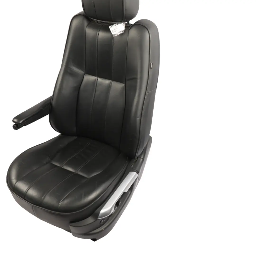 Front Seat Electric Heated Left N/S Black Leather Jet to Range Rover L322 with Part number HBA501370PVA Range Rover L322 Front Seat Electric Heated Left N/S Black Leather Jet - SKU RHD-HBA501370PVA-1 - Part number HBA501370PVA