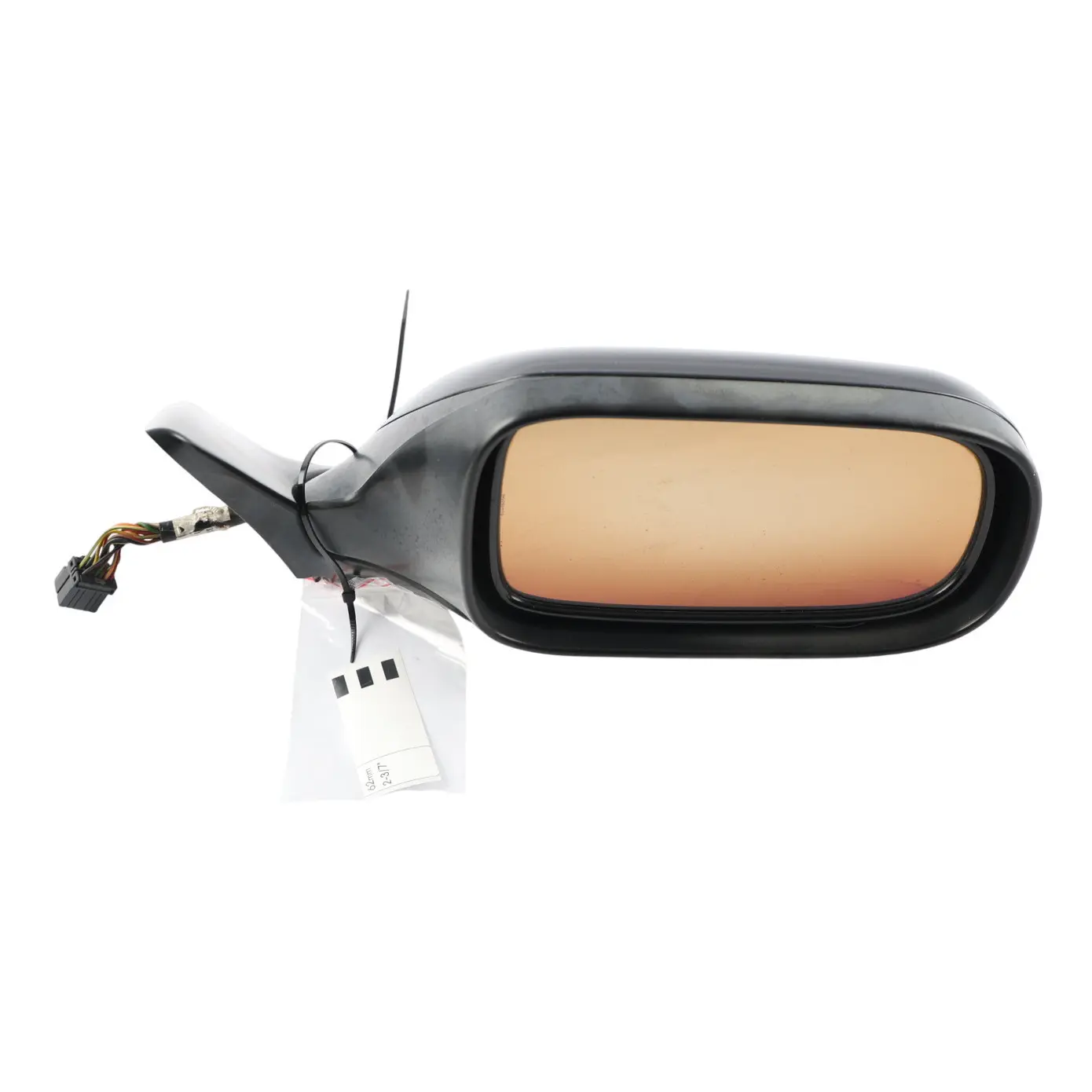 Jaguar XK X100 Door Wing Mirror Memory Right O/S Midnight Black 1959 HJB3400AA