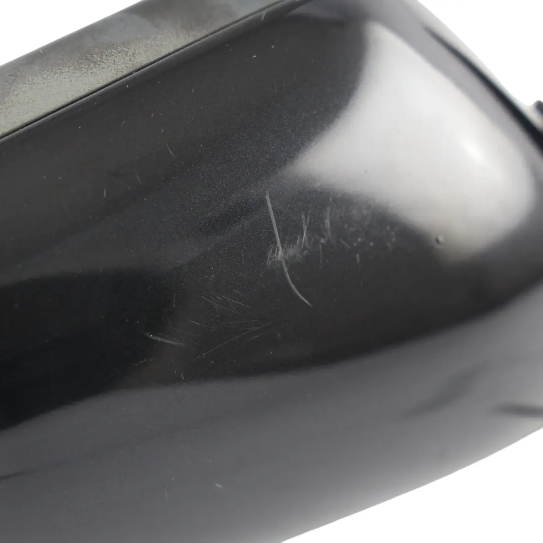 Jaguar XK X100 Door Wing Mirror Memory Right O/S Midnight Black 1959 - SKU RHD-HJB3400AA-MIDB - Part number HJB3400AA