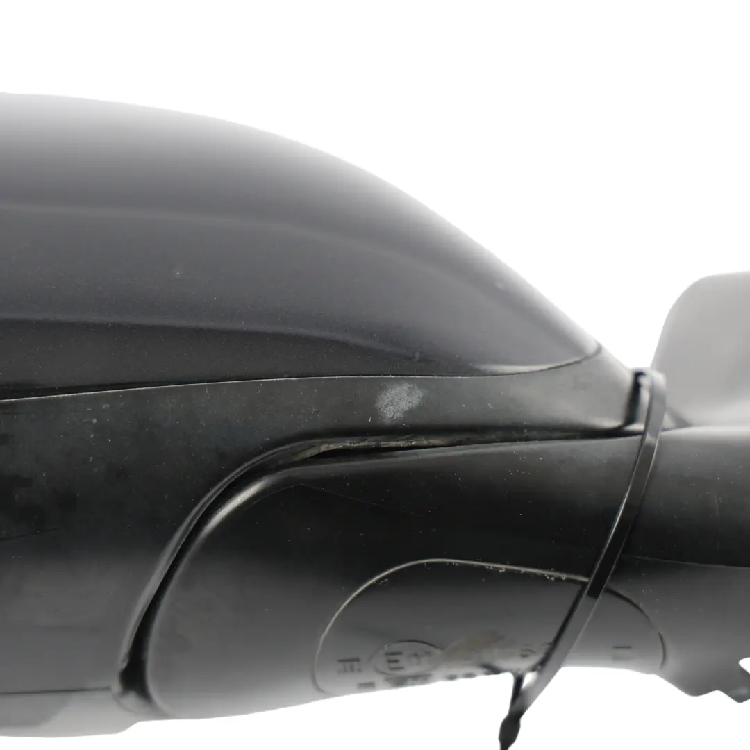 Jaguar XK X100 Door Wing Mirror Memory Right O/S Midnight Black 1959 - SKU RHD-HJB3400AA-MIDB - Part number HJB3400AA
