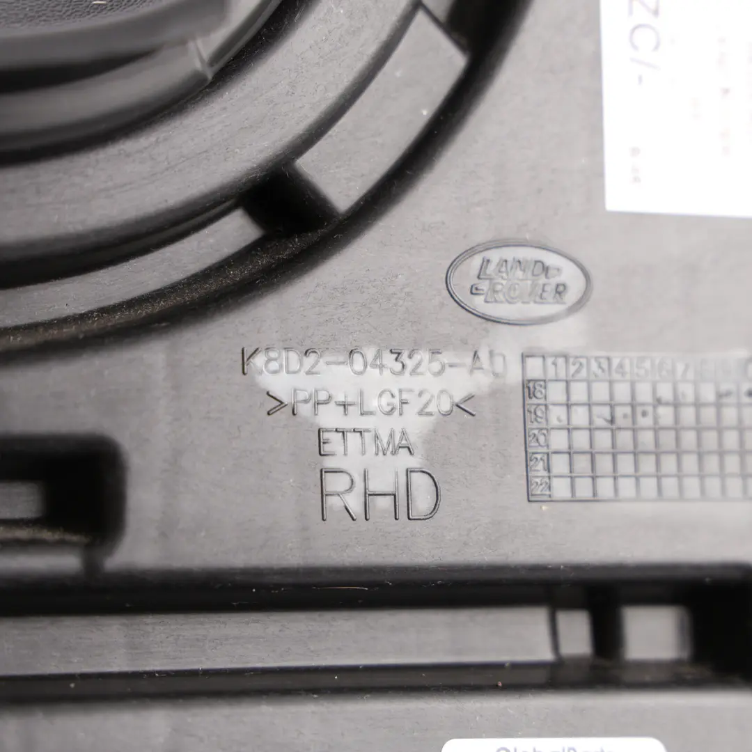 Land Range Rover Discovery sport L550 Knee Panel Cover Right O/S - SKU RHD-K8D2-04325-AD - Part number K8D2-04325-AD