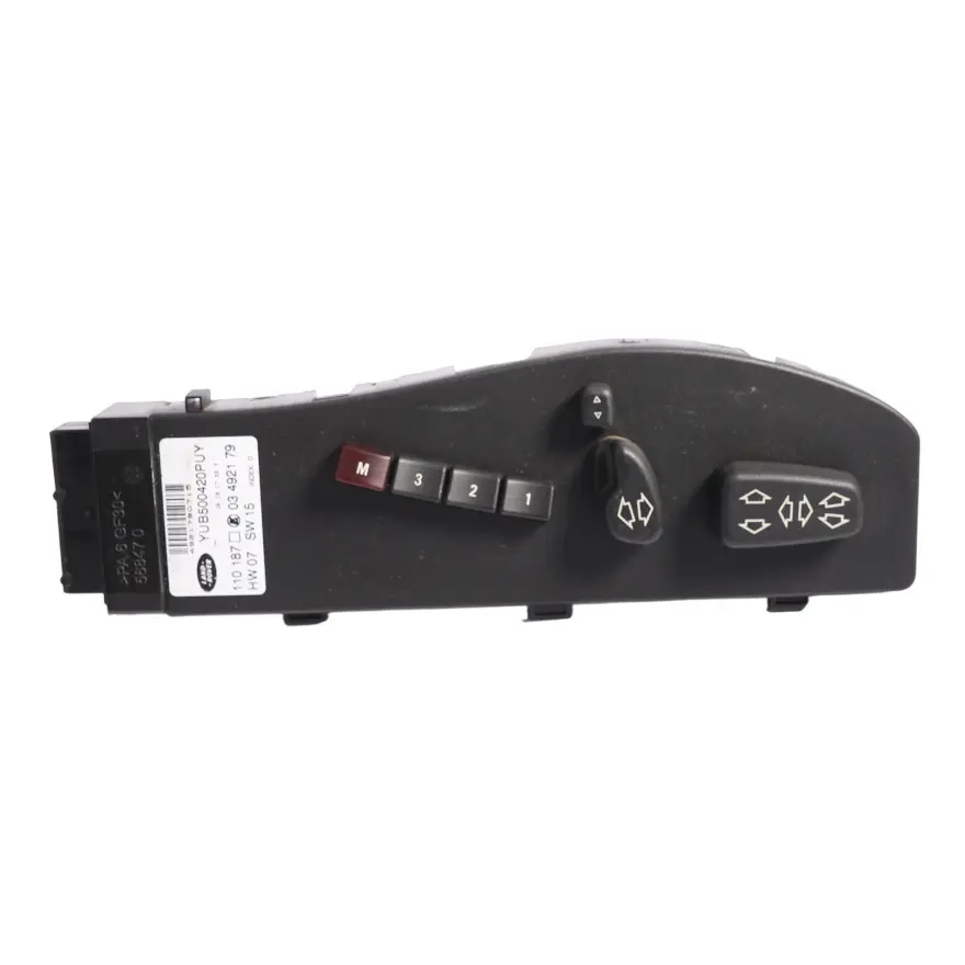 Range Rover L322 Seat Memory Switch Panel Front Right O/S YUB500420PUY