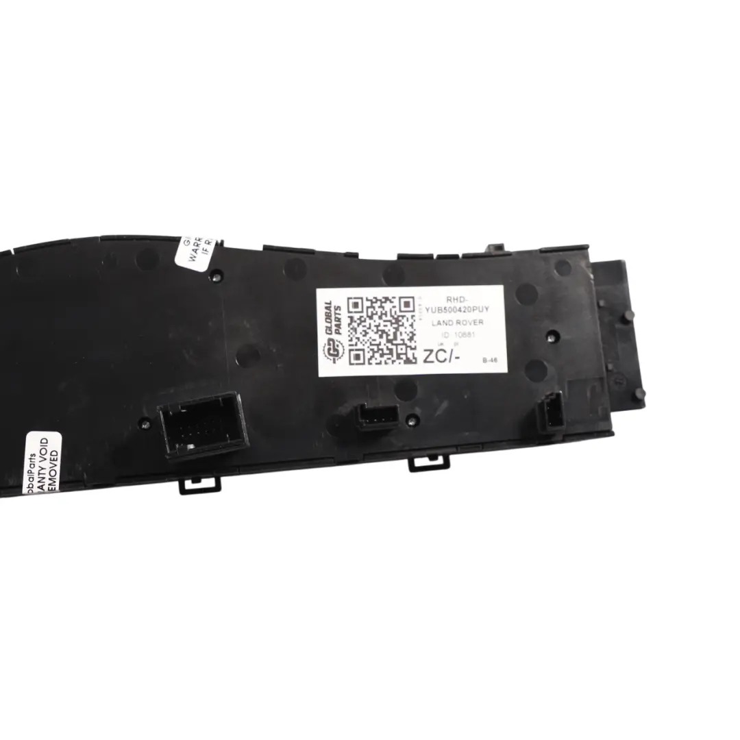 Memory Switch Panel Front Right O/S to Range Rover L322 Seat with Part number YUB500420PUY Range Rover L322 Seat Memory Switch Panel Front Right O/S - SKU RHD-YUB500420PUY - Part number YUB500420PUY