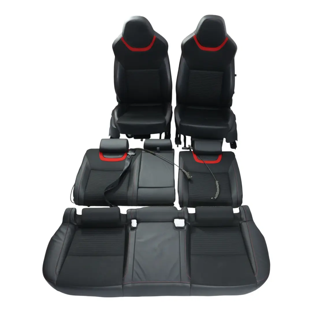 Skoda Octavia Mk3 Set Sedili Sportivi Anteriori Panca Posteriore Pelle Kit - SKU SKODA-OCTAVIA-MK3-VR-SEATS-SET-RED - Numero di parte SKODA-OCTAVIA-MK3-VR-SEATS-SET-RED