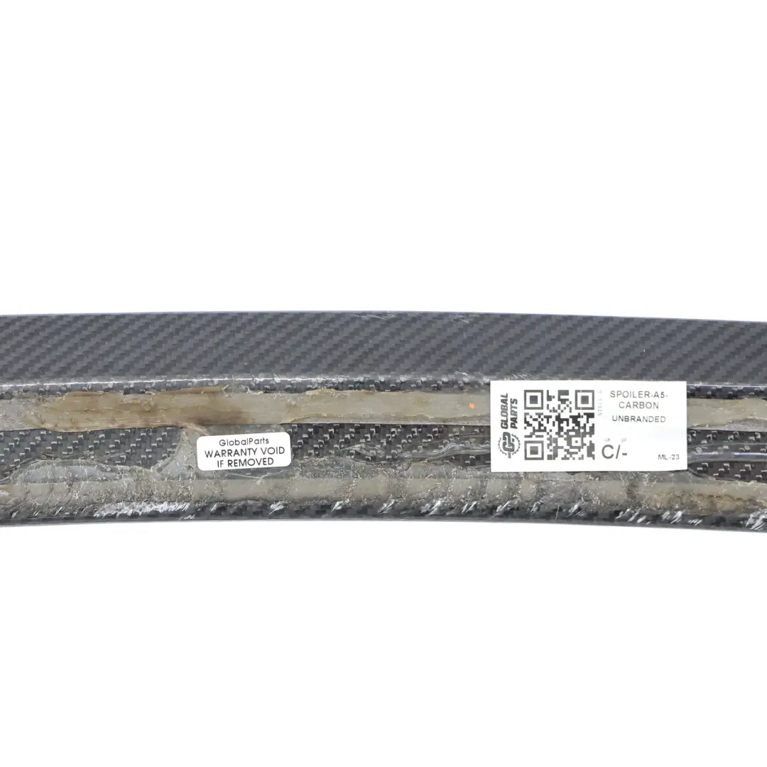Audi A5 8T Heckspoiler Kofferraumdeckel Heckklappe Lippe Verlängerung Carbon - SKU SPOILER-A5-CARBON - Teilenummer SPOILER-A5-CARBON