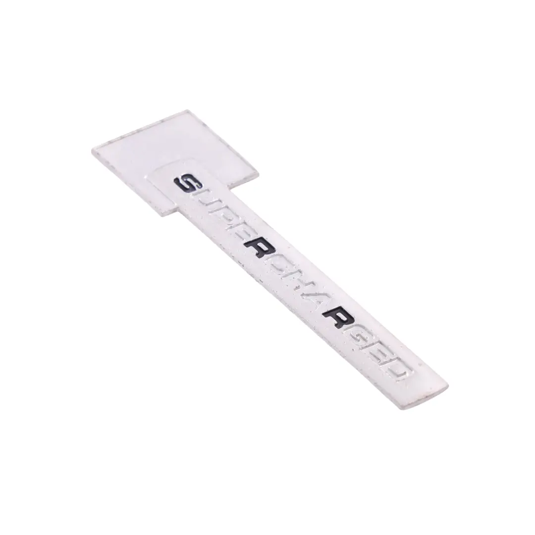 Car Emblem Badge Lettering Panel Cover Trim Moulding - SKU SUPERCHARGED - Part number SUPERCHARGED
