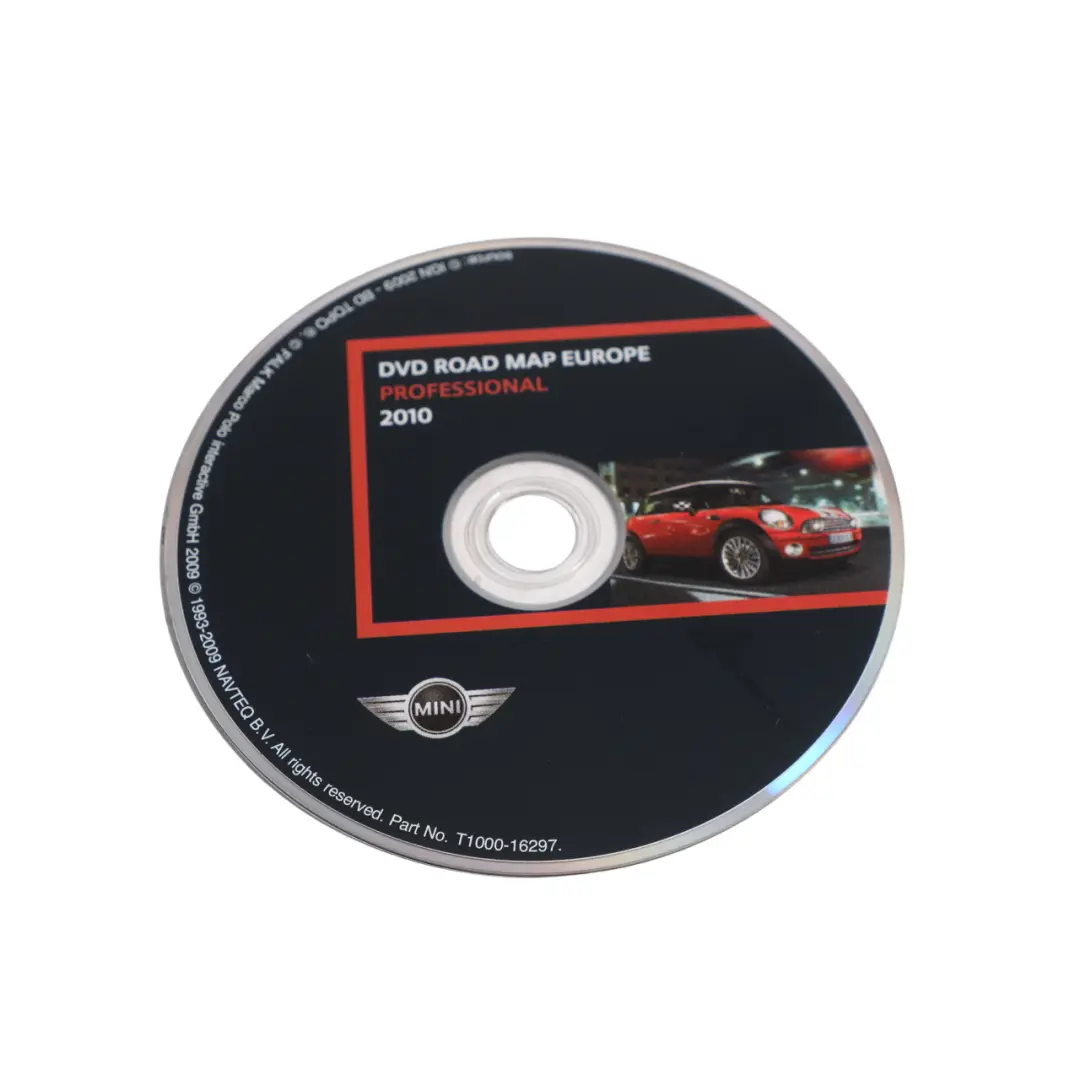 High Navigation DVD Disc 2010 Road Map Europe Professional to Mini with Part number T1000-16297 Mini High Navigation DVD Disc 2010 Road Map Europe Professional - SKU T1000-16297 - Part number T1000-16297