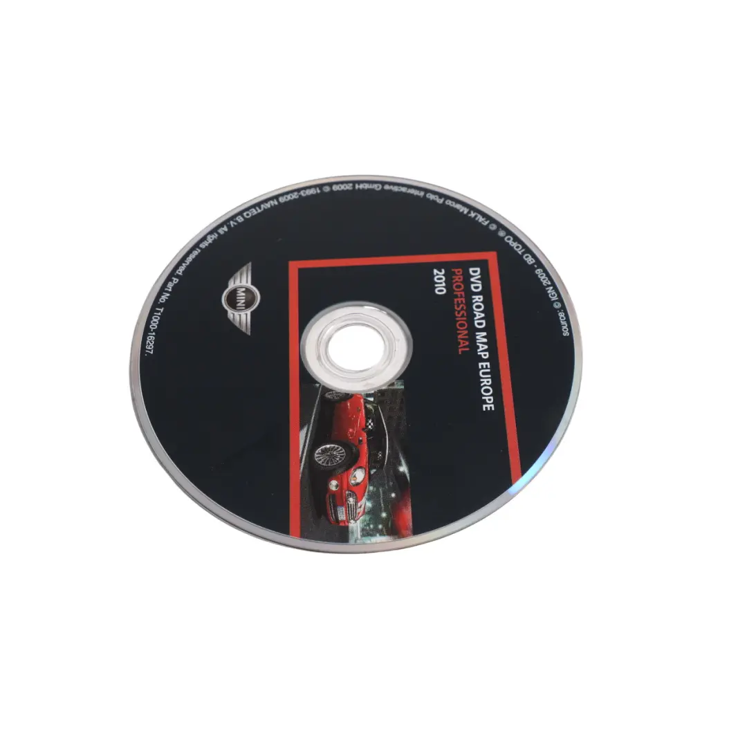 High Navigation DVD Disc 2010 Road Map Europe Professional to Mini with Part number T1000-16297 Mini High Navigation DVD Disc 2010 Road Map Europe Professional - SKU T1000-16297 - Part number T1000-16297