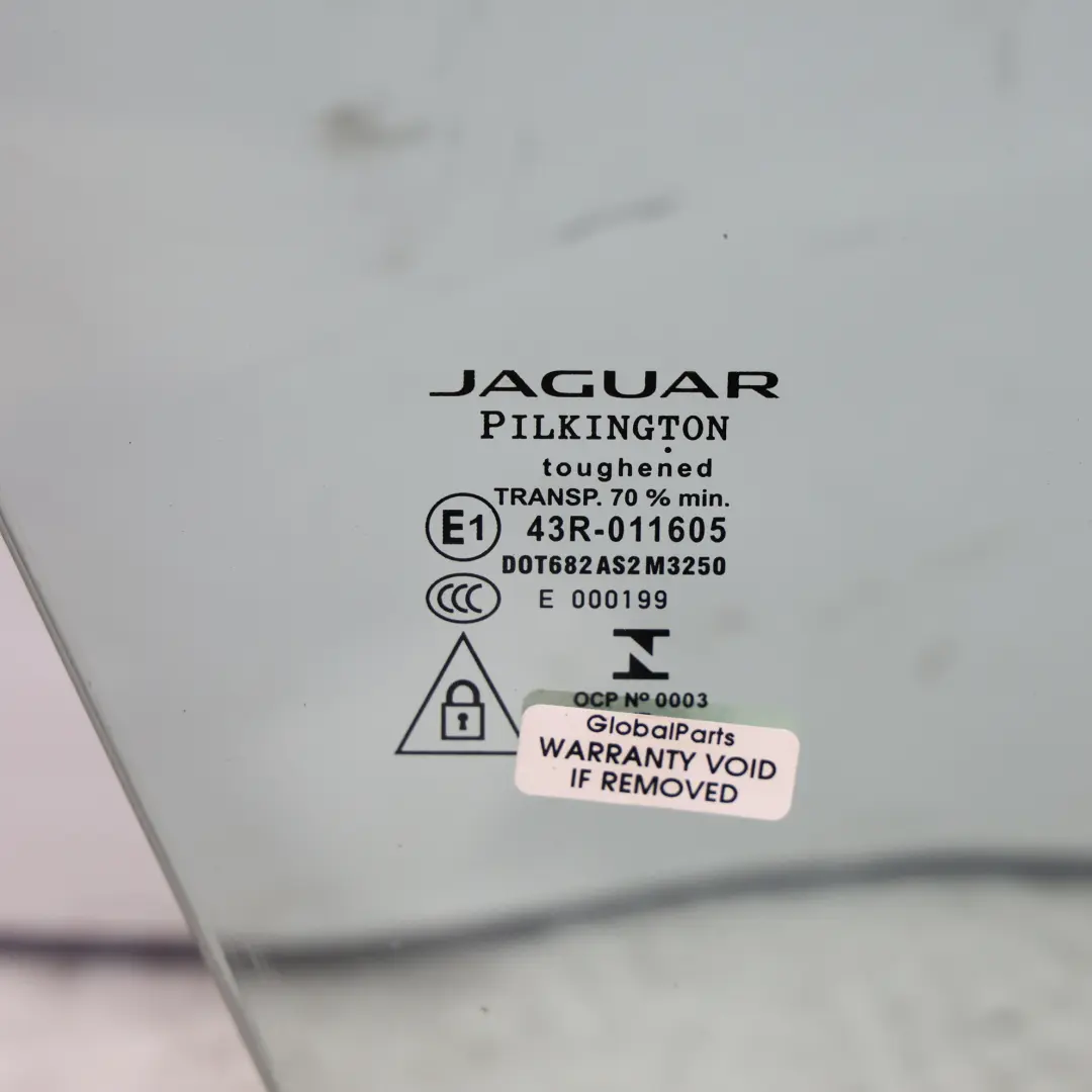 Door Side Window Front Right O/S AS2 Glazing GX63-21410-AB to Jaguar XF X260 with Part number T2H1150 Jaguar XF X260 Door Side Window Front Right O/S AS2 Glazing GX63-21410-AB - SKU T2H1150 - Part number T2H1150
