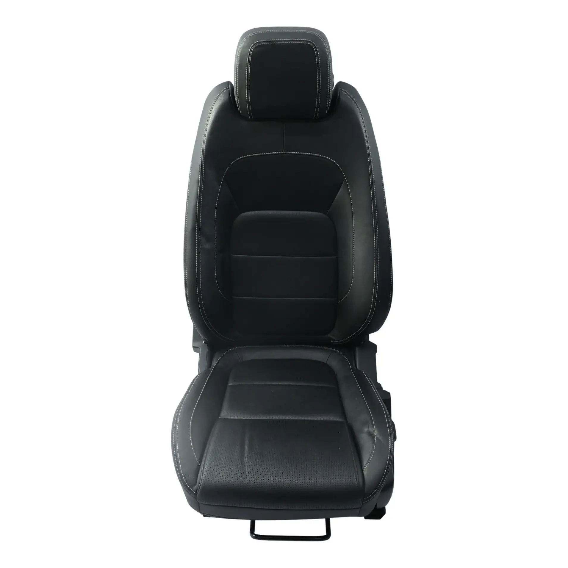 Jaguar XF X260 Front Sport Seat Heated Left N/S Black Leather Perforated