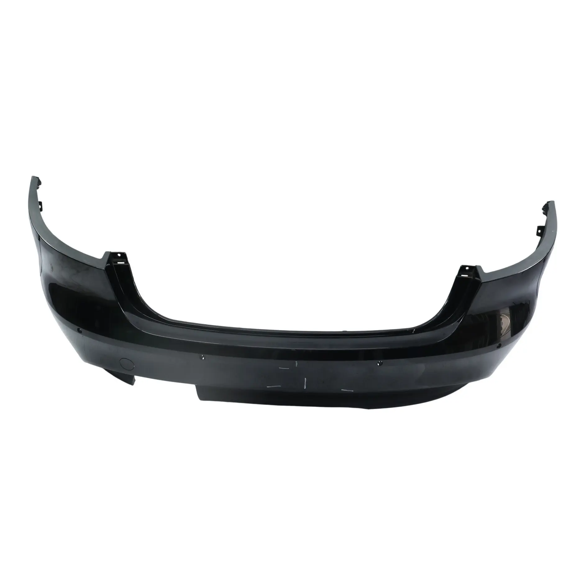 Jaguar XF X260 Rear Bumper Covering Panel Ebony Black - 1807