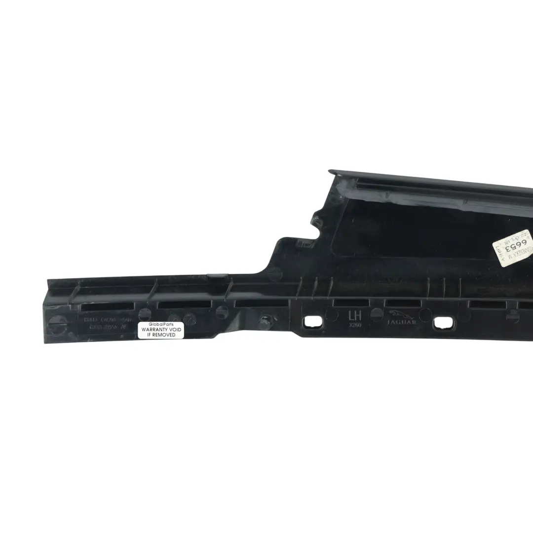Jaguar XF X260 Door B Pilar Moulding Finisher Front Left N/S Black GX63-20555-AF - SKU T2H31452- - Part number T2H31452