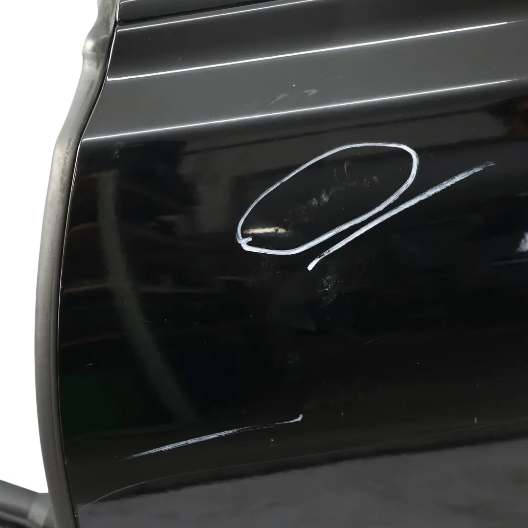 Door Left N/S Ebony Black - 1807 to Jaguar XF X260 Saloon Rear with Part number T2H35823 Jaguar XF X260 Saloon Rear Door Left N/S Ebony Black - 1807 - SKU T2H35823-EBB - Part number T2H35823