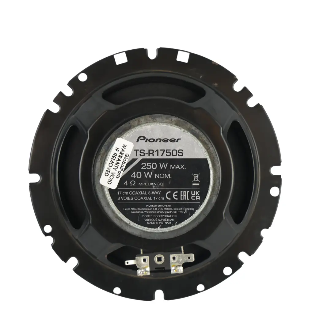  Pioneer Juego De Altavoces Coaxiales Estéreo De 3 Vías - SKU TS-R1750S - Número de pieza TS-R1750S
