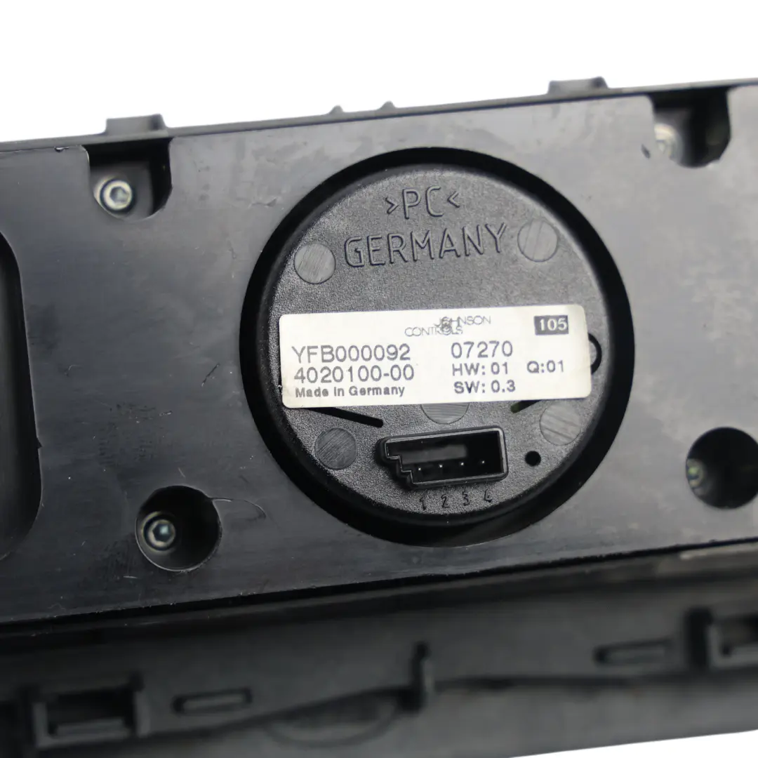 Zegar Panel Przełącznik Przycisk do Land Rover Range Rover L322 o numerze YFB000092PUY Land Rover Range Rover L322 Zegar Panel Przełącznik Przycisk - SKU YFB000092PUY - Numer Części YFB000092PUY
