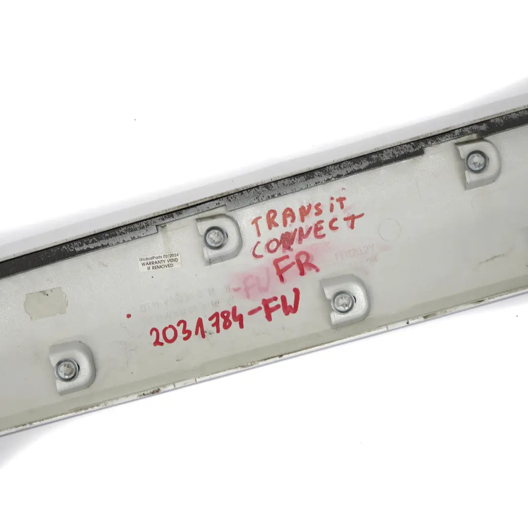 Moulure extérieure porte avant droite blanc glacé - Z2 pour Ford Connect Transit à propos du numéro de pièce 2031784 Ford Connect Transit Moulure extérieure porte avant droite blanc glacé - Z2 - SKU 2031784-FW - Numéro de pièce 2031784