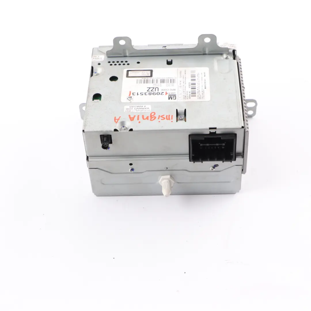 Player Radio Stereo Head Unit to Vauxhall Astra J Insignia A CD with Part number 20983513 Vauxhall Astra J Insignia A CD Player Radio Stereo Head Unit - SKU 20983513 - Part number 20983513