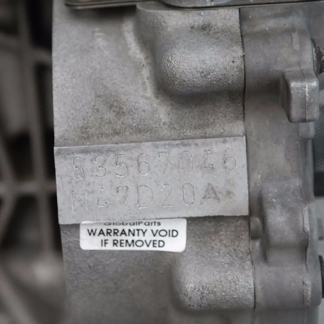 desnudo Diesel N47 N47D20A 177HP GARANTIA para BMW E60 E61 LCI 520d Motor con número de pieza 2146543 BMW E60 E61 LCI 520d Motor desnudo Diesel N47 N47D20A 177HP GARANTIA - SKU 2146543 - Número de pieza 2146543